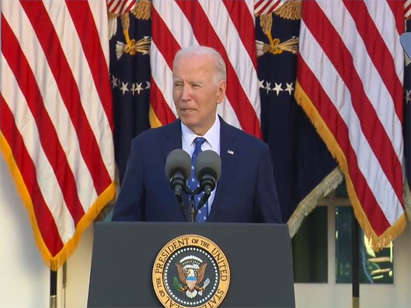 Joe Biden making the announcement of ceasefire (Photo/X@POTUS)