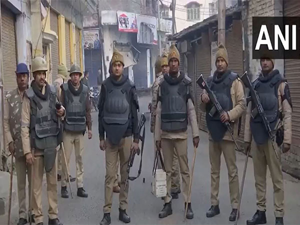 Visuals from the area near Shahi Jama Masjid in Sambhal (Photo/ANI)