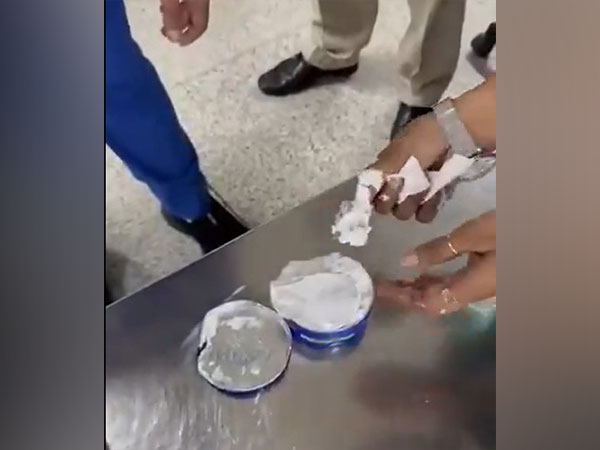 Visuals from the search (Photo Credit: Delhi Customs)