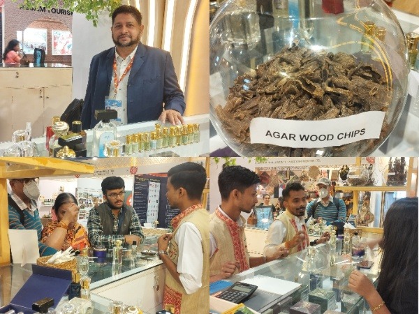Assam's agarwood perfumes at India International Trade Fair 2024 (Images: ANI)