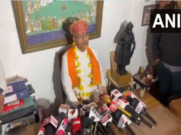 newly crowned Maharana of Mewar, Vishvaraj Singh Mewar. (Photo/ANI)