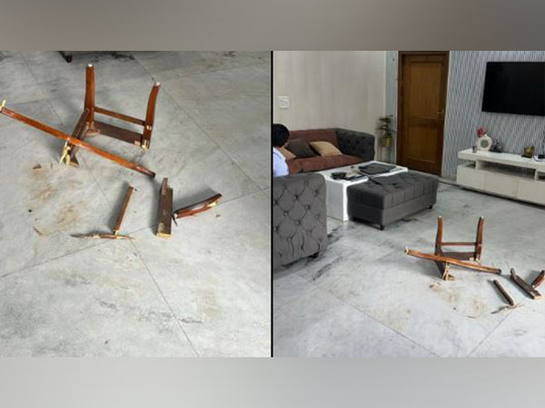 Visuals from the incident of attack (Photo/ANI)