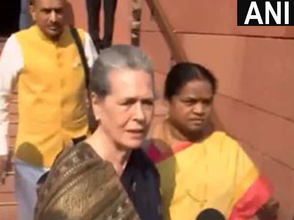 Rajya Sabha MP Sonia Gandhi (Photo/ANI)