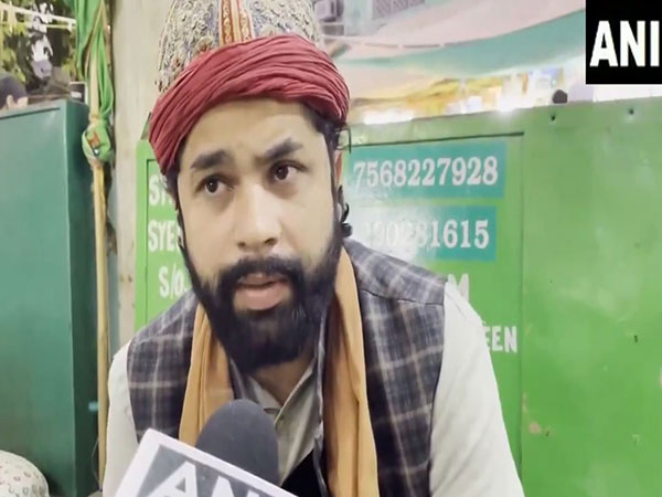 Ajmer Sharif Dargah's Gaddi Nashin Syed Afsan Chishty (Photo/ANI)