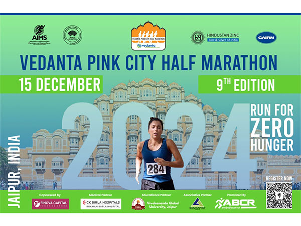 Vedanta Pink City Half Marathon Is Back On 15 December 2024 With – Runforzerohunger