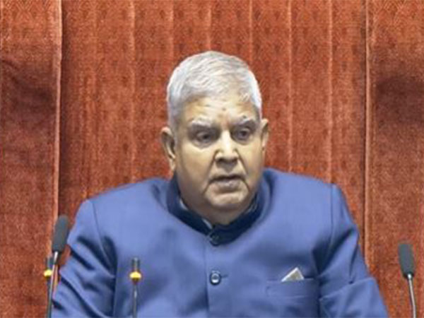 Vice President of India Jagdeep Dhankhar in Rajya Sabha (Photo/ Sansad TV)