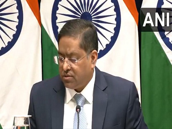 MEA spokesperson Randhir Jaiswal (Image: ANI)