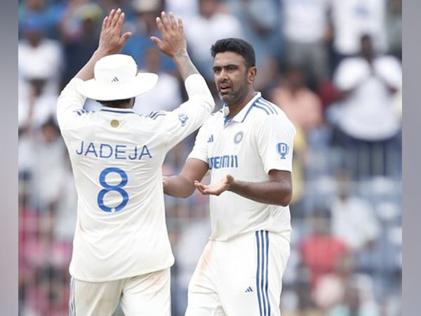 Ravindra Jadeja and Ravichandran Ashwin. (Picture: X/@BCCI)