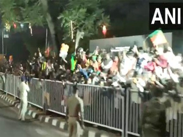 PM Modi holds roadshow in Bhubaneshwar (Photo/Screengrab of video by DDNews) 