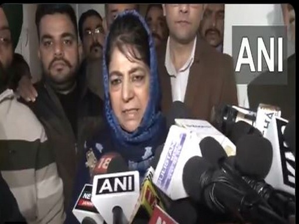 PDP Chief Mehbooba Mufti (Photo/ANI)
