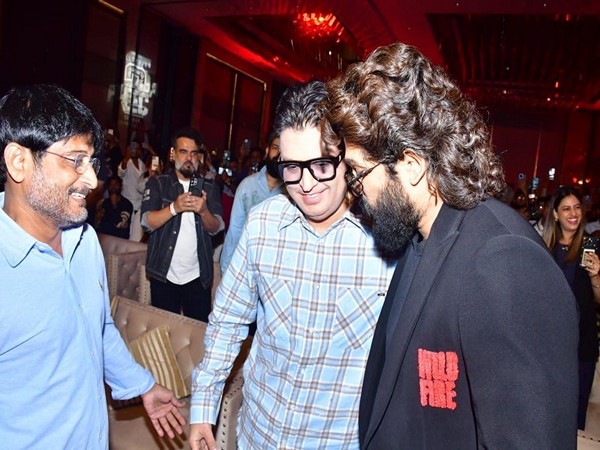 Actor Allu Arjun and producer Bhushan Kumar (Image source: PR Team of T-Series)