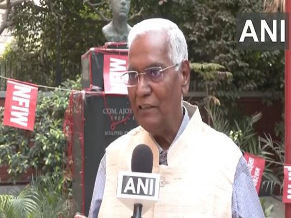 CPI leader D Raja (Photo/ANI)