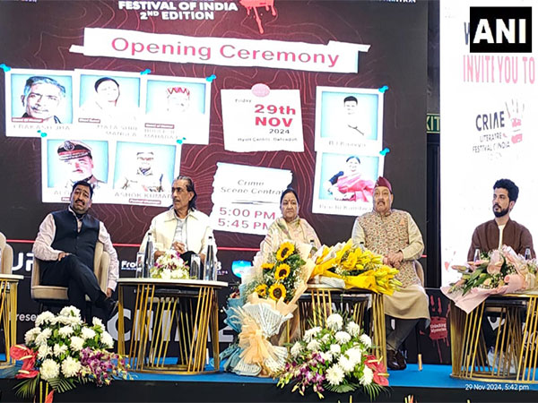 Second edition of Crime Literature Festival of India begins at Hyatt Centric in Dehradun (Photo/ANI)