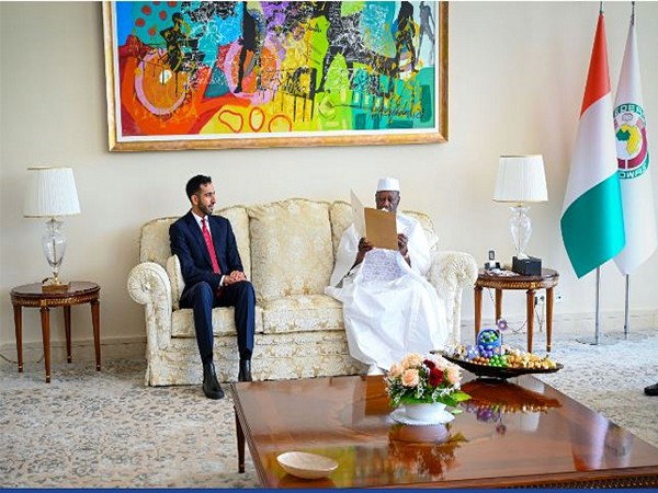 Shakhboot bin Nahyan delivered letter from Mansour bin Zayed to President of Côte d'Ivoire (Photo/WAM)