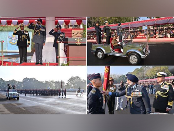 Air Force chief reviews passing out parade for NDA’s 147th course (Photo/X:   )