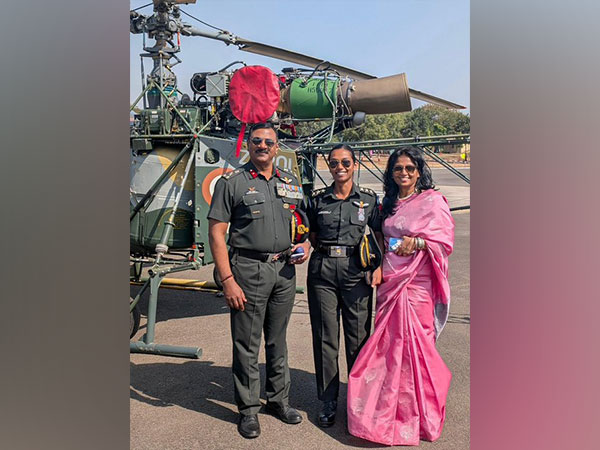 Capt Rheeya K Sreedharan with her father Brigadier Kaushal Sreedharan (Photo/X@IaSouthern)