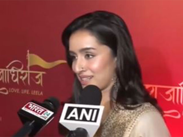 Actor Shraddha Kapoor (Image source: ANI)