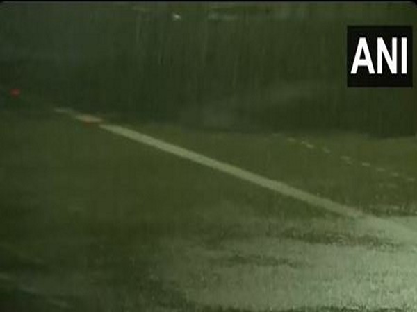 Heavy rain and gusty winds witnessed in Puducherry on Saturday (Photo/ANI)