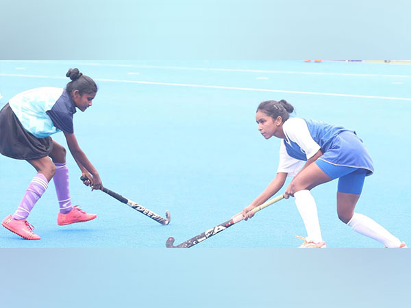 Players in action during Sub Junior Women National Championship clash (Photo: Hockey India)