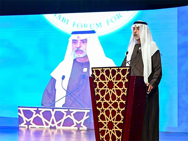 Nahyan bin Mubarak attends Eid Al Itihad ceremony set by Abu Dhabi Forum for Peace. (Photo/WAM)
