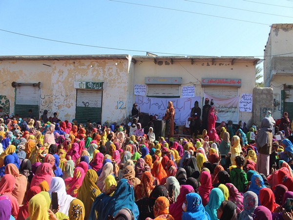 Baloch sit-in Protest (Photo/@BalochYakjehtiC)