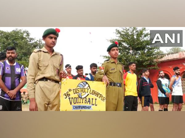 Udhampur Volleyball Association organises 36th district volleyball championship (Photo/ANI)