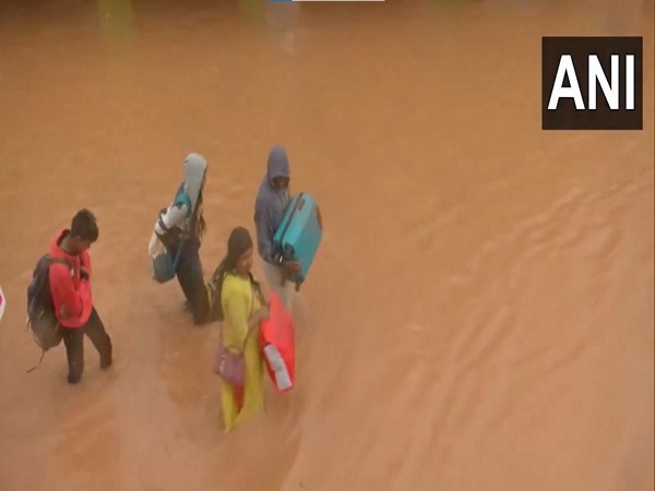 Visuals from the Rainbow Nagar area of Puducherry (Photo/ANI)