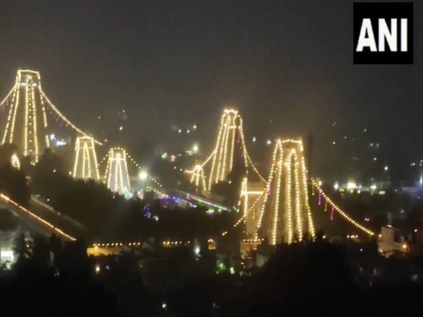 Visuals from Arulmigu Arunachaleswarar temple (Photo/ANI)