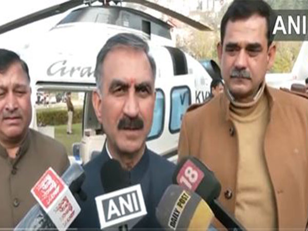  Himachal Pradesh Chief Minister Sukhvinder Singh Sukhu (File Photo/ANI)