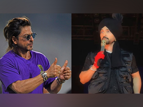 Shah Rukh Khan, Diljit Dosanjh (Photo/ANI, @diljitdosanjh)