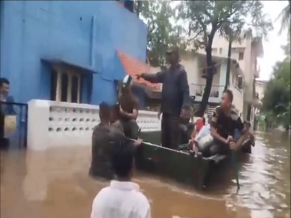 Visuals from flood-affected areas (Photo Credit: Indian Army)
