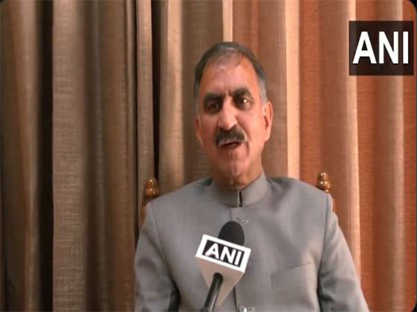Himachal Pradesh Chief Minister Sukhvinder Singh Sukhu. (Photo/ANI)