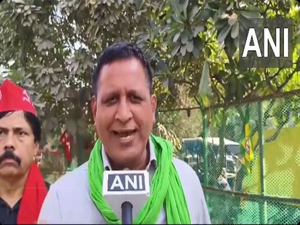  Bhartiya Kisan Parishad (BKP) leader Sukhbir Khalifa (Photo/ANI)