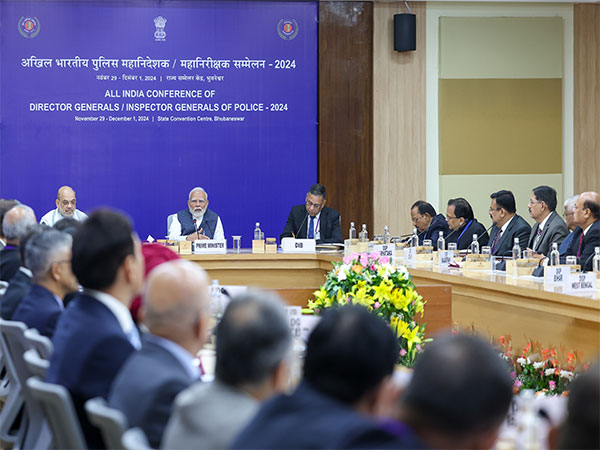 Prime Minister Narendra Modi at conference (Photo/X@narendramodi)