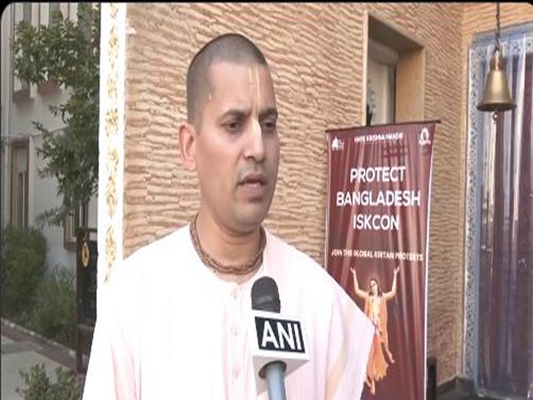 Shyam Charan Das of Hare Krishna Temple Bhadaj (Photo/ANI)