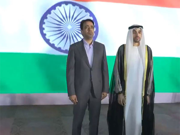 Union State Minister Jayant Chaudhary along with Ambassador of the UAE to India, Abdulnasser Alshaali. (Photo/ANI)