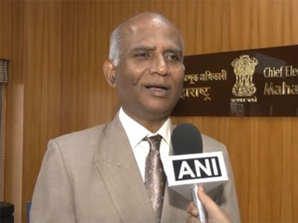 Maharashtra Chief Electoral Officer, S Chockalingam (Photo/ANI)
