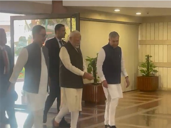 PM Narendra Modi along with union ministers arrives for movie screening (Photo/ANI)