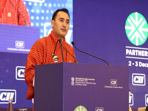 Bhutan's Minister of Industry, Commerce, and Employment Lyonpo Namgyal Dorji (Image Credit: X/@FollowCII)