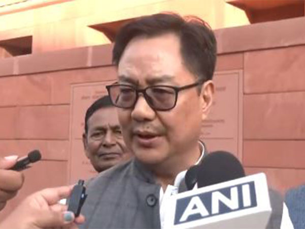 Union Parliamentary Affairs Minister Kiren Rijiju (Photo/ANI)