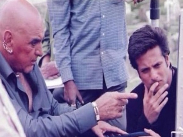 Actor Fardeen Khan and late star Feroz Khan (Image source: Instagram @fardeenfkhan)
