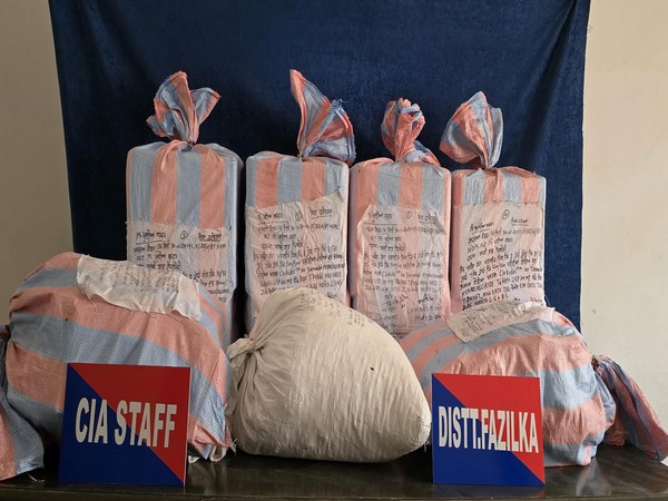 The seized contraband (Pic/@DGPPunjabPolice)