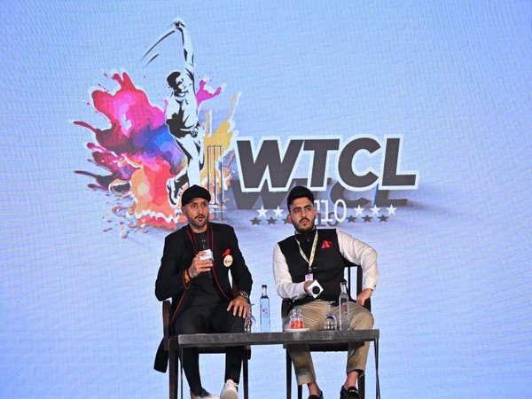 Harbhajan Singh at the launch of World Tennis Cricket League (Image: WTCL)