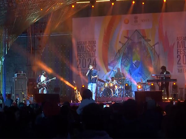 Musicians performing at the 3rd ASEAN-India Music Festival (Photo/ANI)
