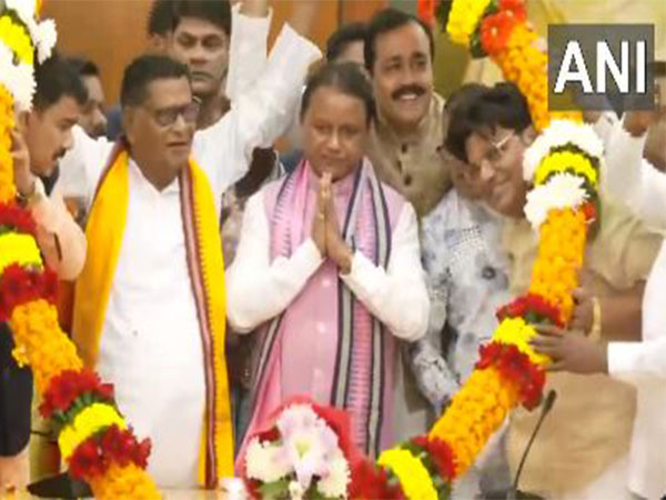 BJP MLAs and Odisha CM (Photo/ANI)