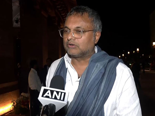  Congress MP Karti Chidambaram (Photo/ANI)