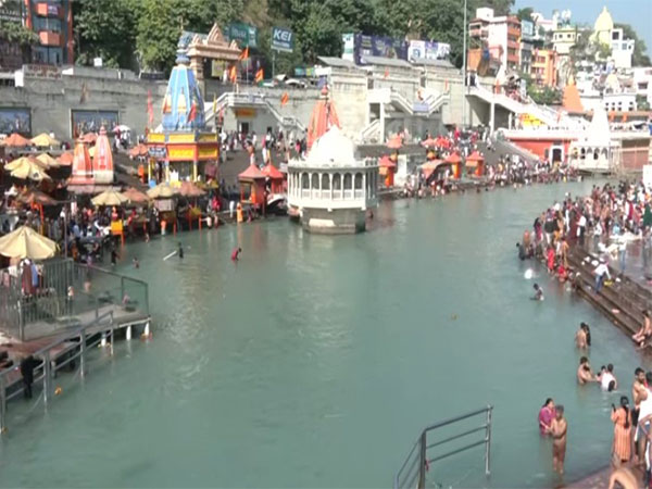 Ganga River water in Haridwar unfit for drinking (Photo/ANI)
