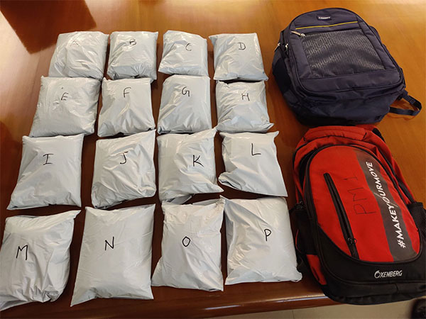 A photo of the drugs seized (Photo/ANI)