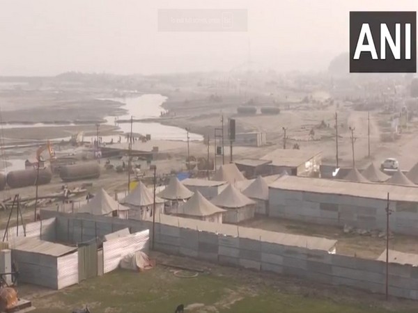 Natural huts and tents to be built in Prayagraj for devotees (Photo/ANI)