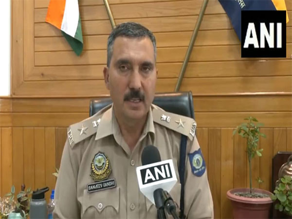 Shimla Superintendent of Police (SP) Sanjeev Kumar Gandhi (Photo/ANI)
